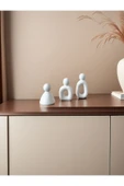 DEKOPOR Evolu Form Seti – Minimalist Aile Heykeli - 1