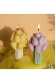 DEKOPOR Tulivie Çiçek Buketi Mum – Zarafetin Mum Hâli - 8
