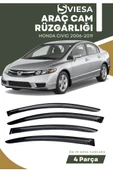 HONDA CIVIC 2006-2011  uyumlu oto camlara özel ölçü cam rüzgarlığı rüzgarlık - 1