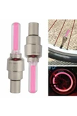 Led Işıklı Lastik Sibop Kapağı - Pembe - 1