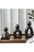 DEKOPOR Evolu Form Seti – Minimalist Aile Heykeli - 4
