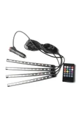 Ayak Altı Led 12 Ledli Lamba Sese Duyarlı Led Müziğe Duyarlı Led - 8 Renk Rgb - 3