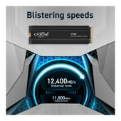 Crucial T700 4TB PCIe Gen5 NVMe M.2 SSD Soğutuculu CT4000T700SSD5 - 4