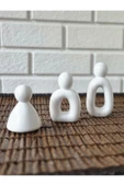 DEKOPOR Evolu Form Seti – Minimalist Aile Heykeli - 5