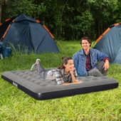 Bestway Ultra King 3 Kişilik Şişme Yatak ve Manuel El Pompalı 203x183x22cm 671HC BW148 thumbnail 8