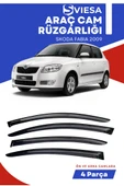 SKODA FABIA 2009  uyumlu oto camlara özel ölçü cam rüzgarlığı rüzgarlık thumbnail 1