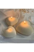 DEKOPOR El Yapımı Kalp Şekilli Aromaterapi Mum - 6
