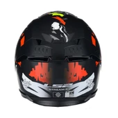 LS2 STREAM 2 A. MONKEY MAT SİYAH KASK L thumbnail 3