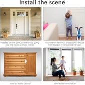 4 Adet Jd-188 Kablosuz Alarm Sistemi Kapı Pencere Alarmı Hırsız Alarmı Yüksek Sesli Kapı Alarmı ! thumbnail 4