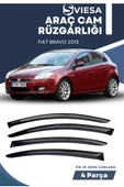 FIAT BRAVO 2013  uyumlu oto camlara özel ölçü cam rüzgarlığı rüzgarlık thumbnail 1
