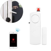 4 Adet Jd-188 Kablosuz Alarm Sistemi Kapı Pencere Alarmı Hırsız Alarmı Yüksek Sesli Kapı Alarmı ! thumbnail 2