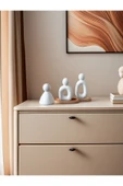 DEKOPOR Evolu Form Seti – Minimalist Aile Heykeli - 3