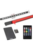 Araç Içi Ayak Altı Led Müziğe Ve Sese Duyarlı Rgb Renkli Kumandalı Led 12 Led - 5