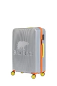 Bad Bear Logo Suitcase 23.01.80.001G Gri Büyük Boy Tekerlekli ABS Valiz 95 Lt. - 8