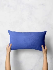 Mrs.Gugar Gece Mavisi Dikdörtgen Kırlent Kılıfı thumbnail 1