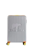 Bad Bear Logo Suitcase 23.01.80.001G Gri Büyük Boy Tekerlekli ABS Valiz 95 Lt. - 6
