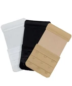 3 ADET  Lastikli Sütyen Uzatma Kopçası Agraf/geniş 3 Kancalı Ek Aparatı Seti thumbnail 1