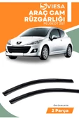 PEUGEOT 207  uyumlu oto camlara özel ölçü cam rüzgarlığı rüzgarlık thumbnail 1