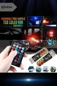 T10 Led Kumandalı 16 Renk Ve Seçeneği Ile Park Lambası Rgb Kumandalı - 1