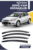 FORD FOCUS 3  uyumlu oto camlara özel ölçü cam rüzgarlığı rüzgarlık thumbnail 1