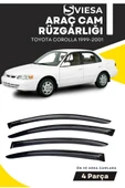 TOYOTA COROLLA 1999-2001  uyumlu oto camlara özel ölçü cam rüzgarlığı rüzgarlık - 1