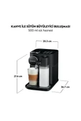 Nespresso F541 Gran Latissima Süt Çözümlü Espresso Kahve Makinesi, Siyah - 3