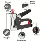 Valkyrie Profesyonel Zımba Tabancası + 4000 Adet Zımba Teli Hediye – Ahşap, Kumaş ve Duvar İçin Güçlü Tabanca thumbnail 3