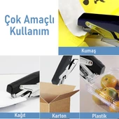 Valkyrie Profesyonel Metal Zımba Tabancası 60 Sayfa Kapasite 1000 Zımba Teli HEDİYE Ofis ve Ev Dayanıklı Siyah thumbnail 7