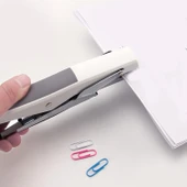 Valkyrie Profesyonel Metal Zımba Tabancası 60 Sayfa Kapasite 1000 Zımba Teli HEDİYE Ofis ve Ev Dayanıklı Beyaz thumbnail 8