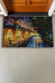 Valerine Life Renklerin Senfonisi Tablosu Welcome Hoş Geldiniz Kapı Önü Paspası 45x70cm - 3
