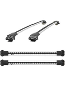 Volvo V40 1995-2004 Uyumlu Turtle Air-1 Full Kit Tavan Ara Atkı Seti 82-82cm Gri - 4