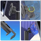 Zhltools Magsafe Uyumlu Masa Koltuk Klipsli Manyetik Telefon Tutucu thumbnail 8