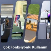 Zhltools Magsafe Uyumlu Masa Koltuk Klipsli Manyetik Telefon Tutucu thumbnail 7