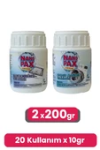 ÇAMAŞIR MAKİNESİ & BULAŞIK MAKİNESİ TEMZİLEYİCİ TOZ BAKIM SETİ (2 ADET X 200GR) - 2