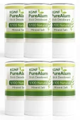 Kristal Roll On Deodorant Pure Alum 120gr 6 Adet Doğal Mineral Tuz Ter Karşıtı Taş Deodorant BÜYÜK - 1