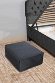 Baza Kutu Hurç, Yatak Kanepe Baza Altı Düzenleyici Su Geçirmez Mukavva Destekli 3 Adet ANTRASİT thumbnail 2
