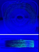 Eagenset Hazır Çapari Kombini Boru Sim Ultraviyole Uv Neon Koyu Yeşil Makarada thumbnail 4