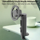 Zhltools Magsafe Uyumlu Masa Koltuk Klipsli Manyetik Telefon Tutucu thumbnail 3