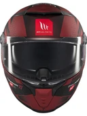 Mt Helmets Kask mt Thunder 4 Sv Luminence D5 Mat Kırmızı thumbnail 2