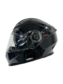 Sway Kask Sway 926 Parlak Siyah Çene Açılır - 1