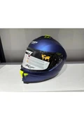 Sway Kask Sway SW-865 Mat Mavi Güneş Gözlüklü - 1