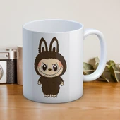 Kahverengi Labubu Baskılı Hediyelik Kupa thumbnail 1