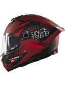 Mt Helmets Kask mt Thunder 4 Sv Luminence D5 Mat Kırmızı thumbnail 3