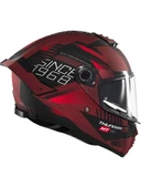 Mt Helmets Kask mt Thunder 4 Sv Luminence D5 Mat Kırmızı thumbnail 4