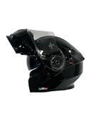 Sway Kask Sway 926 Parlak Siyah Çene Açılır - 2