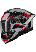 Mt Helmets Kask mt Thunder 4 Sv Luminence A7 Beyaz/mavi/kırmızı - 3