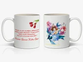 Seni Çok Seviyorum Anneciğim Baskılı Anneler Günü Hediyelik Kupa thumbnail 1