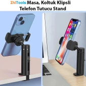 Zhltools Masa Koltuk Klipsli Telefon Tutucu Stand thumbnail 2