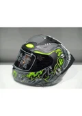 MTS Kask Mts Pro 801 Zombi Güneş Gözlüklü Grey/whıte/yellow - 3