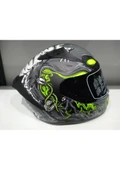 MTS Kask Mts Pro 801 Zombi Güneş Gözlüklü Grey/whıte/yellow - 2